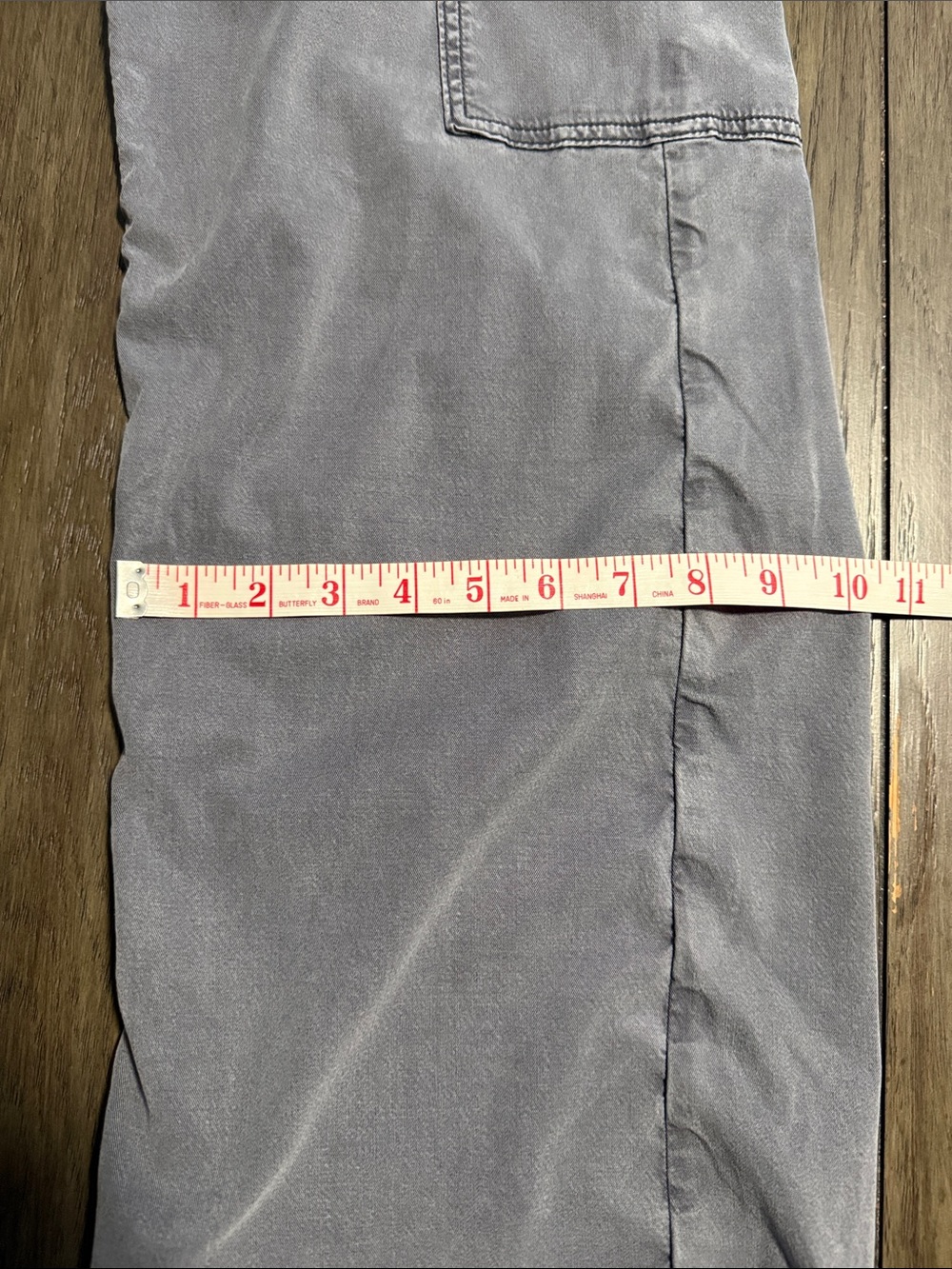 American Eagle Baggy Cargo Pants Gray Stretch Utility Size 28 Regular - Picture 7 of 12